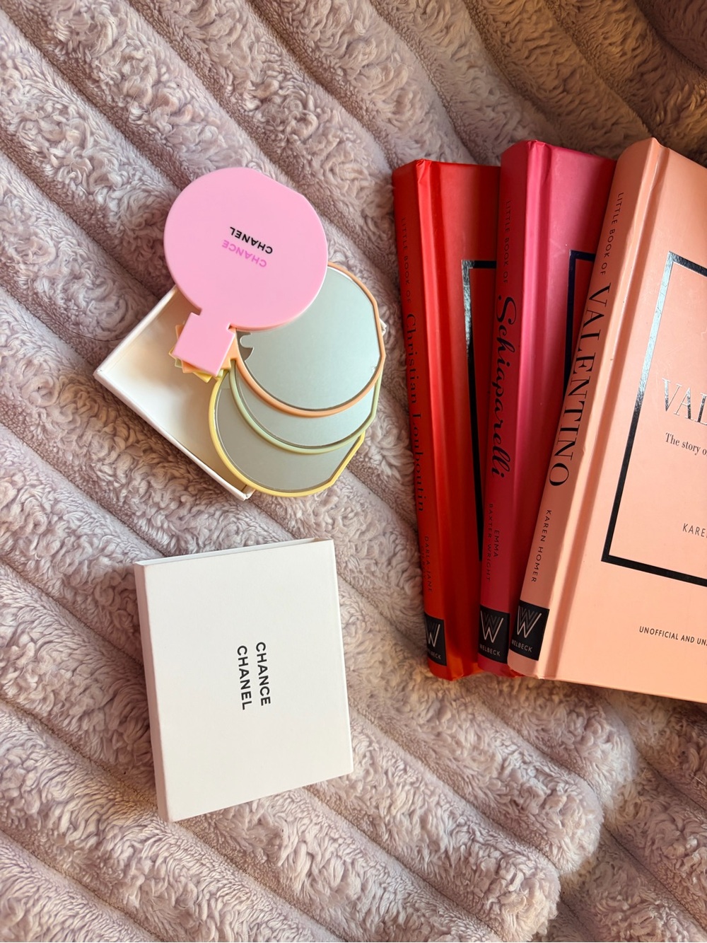 Chanel Chance Vanity Mini Mirror Fan | Novelty | GWP | New in Box